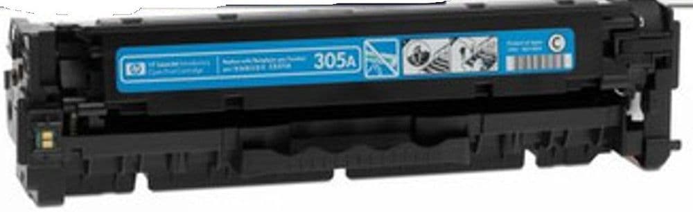 Brown Box HP 305A Cyan Toner Cartridge (CE411A) 2,600 pages