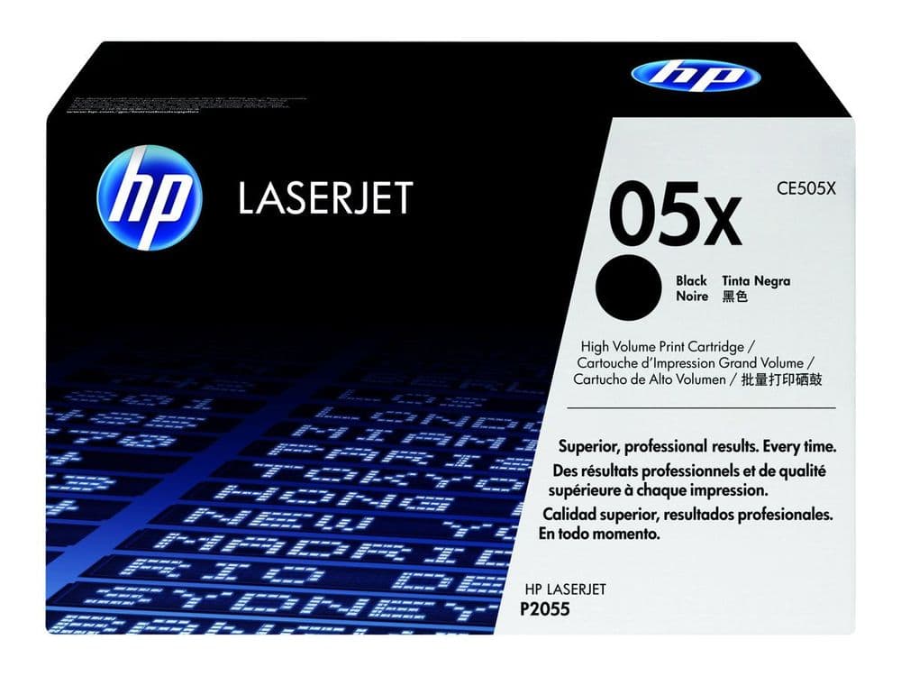 HP 05X Original Toner Cartridge (CE505X) 6,500 pages