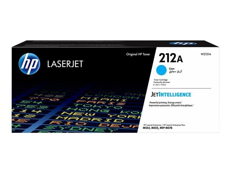 HP 212A Cyan 4.5K Pages Original Toner W2121A