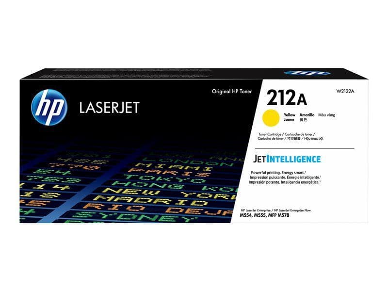 HP 212A Yellow Toner 4.5K pages Original Toner W2122A