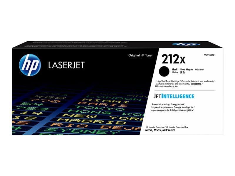 HP 212X Black High Yield 13K Pages Original Toner W2120X