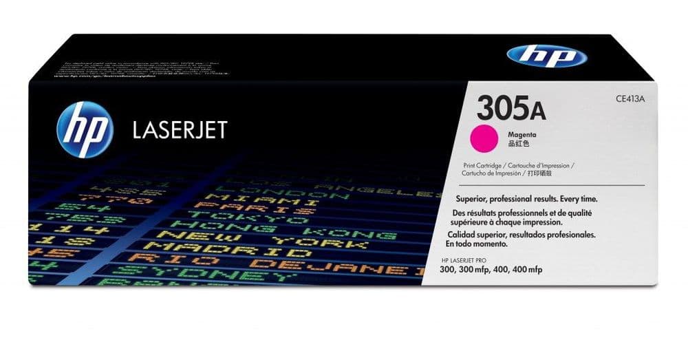 HP 305A Magenta Original Toner Cartridge CE413A, 2600 pages