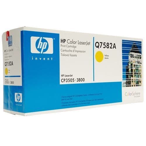 HP 503A Yellow Original Toner Cartridge (Q7582A) 6,000 pages