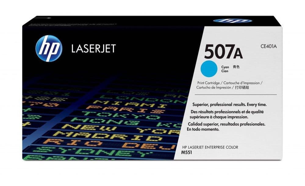 HP 507A Cyan Original Toner (CE401A)