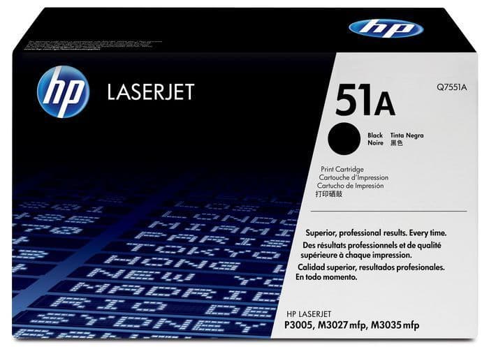HP 51A Original Toner Cartridge (Q7551A) 6,500 pages