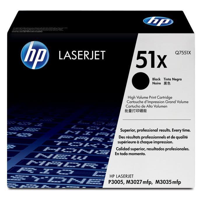 HP 51X Original Toner Cartridge (Q7551X) 13,000 pages