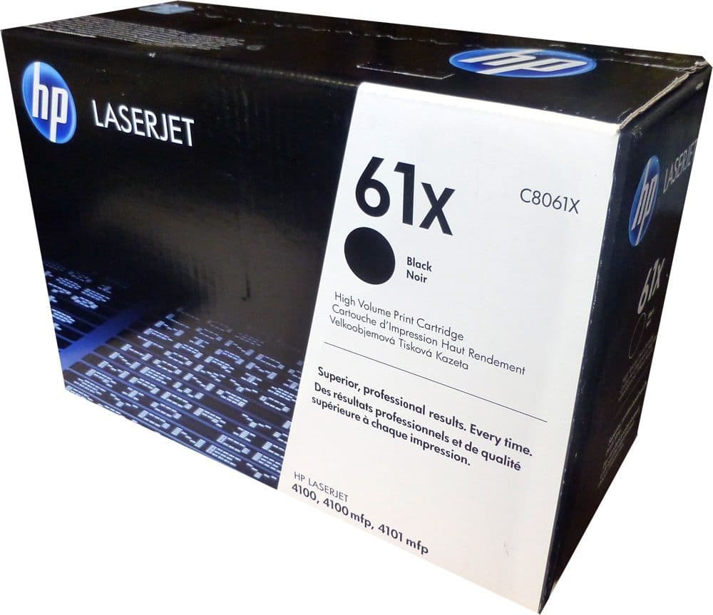 HP 61X Original Toner Cartridge (C8061X) 10,000 pages