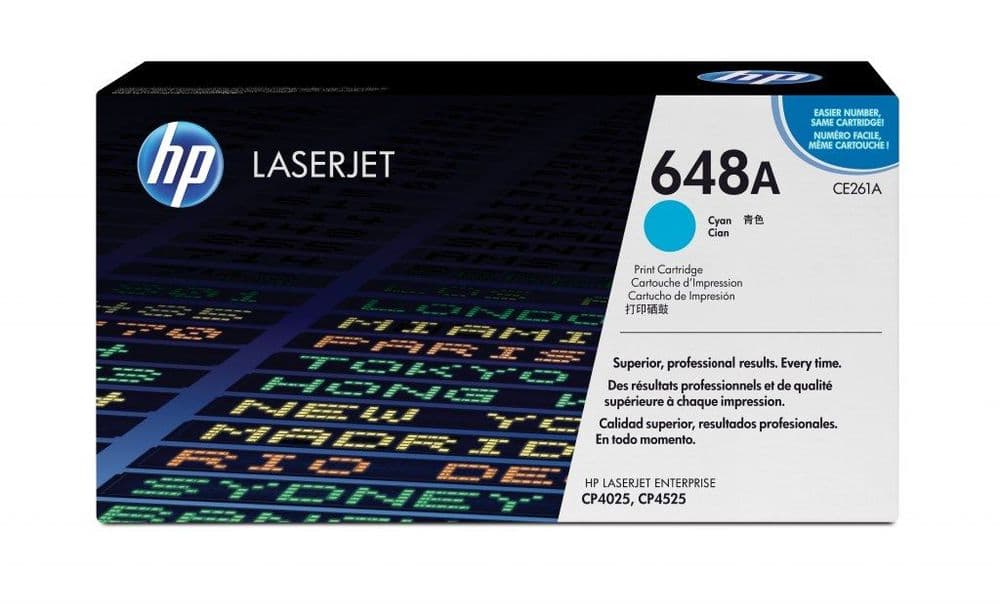 HP 648A Original Toner 11000 pages Cyan - CE261A