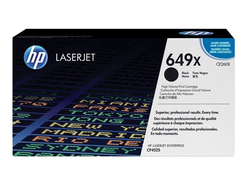 HP 649X Original Toner 17,000 pages Black - CE260X