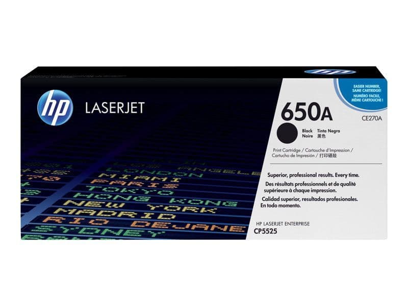 HP 650A - black - original CE270A 13.5k pages