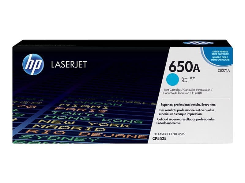 HP 650A - cyan - original - (CE271A) 15k pages