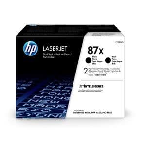 HP 87XD Twin Pack (Yield 2 x 18,000 Pages) Black Original LaserJet Toner Cartridge