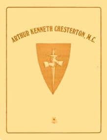 A.K. Chesterton - A Memorial