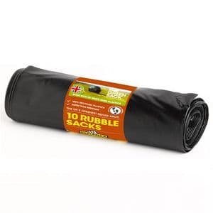 800x550mm Black Rubble Sacks - 10 Pack