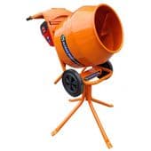 Belle Minimix 150E 82V 4/3 Tip-Up Cement Mixer Kit (Charger & 8 Ah Battery)