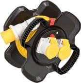 Brennenstuhl 14m Rubber Cable Reel - 110V (1169743140)