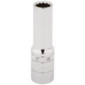 Draper Expert 12mm ½" Sq. Dr. Hex 12 Point Deep Socket (33731)
