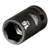 Draper Expert 16mm  ½" Sq. Dr. Hex Impact Socket (28488)