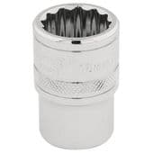 Draper Expert 18mm ½" Sq. Dr. Hex 12 Point Socket (33202)