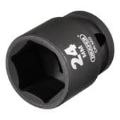 Draper Expert 24mm  ½" Sq. Dr. Hex Impact Socket (28545)