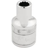 Draper Expert 8mm ½" Sq. Dr. Hex 12 Point Socket (33038)