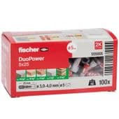 Fischer DuoPower 5x25 - 100 Pack (555005)
