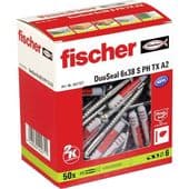 Fischer DuoSeal 6x38 S PH TX A2 - 50 Pack (557727)