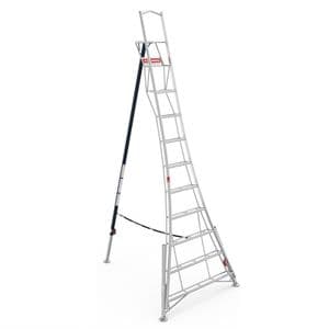 Henchman 12ft / 3.6m Professional Adjustable Tripod Ladder (Platform Height: 9ft/ 2.7m)