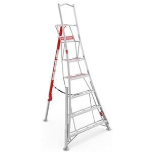Henchman 8ft / 2.4m Professional Adjustable Tripod Ladder (Platform Height: 5ft / 1.5m)