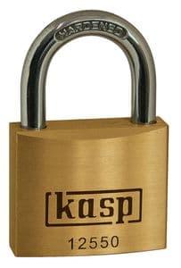 KASP Premium Brass Padlock - 50mm (K12550D)