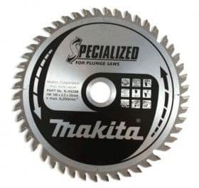 Makita 165x20mm TCT Plunge Saw Blade for Aluminium - 56 Teeth (B-33021)