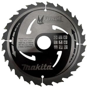 Makita 185x30mm TCT MForce Circular Saw Blade - 24 Teeth (B-32035)