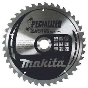 Makita 235x30mm TCT Circular Saw Blade for Knot & Nail  Cutting - 48 Teeth (B-09519)