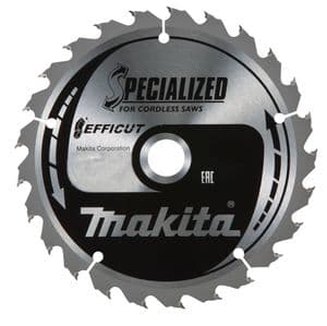 Makita 260x30mm TCT Efficut Cordless Circular Saw Blade - 24 Teeth (E-07705)