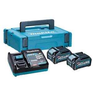 Makita 40V 2 x BL4040 4.0 Ah Li-Ion Battery Pack with Charger Starter Set (240V)
