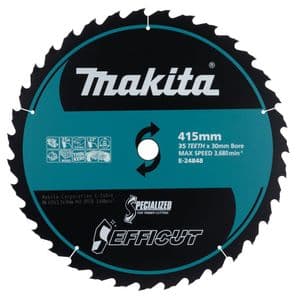 Makita 415x30mm TCT Efficut Cordless Circular Saw Blade - 35 Teeth