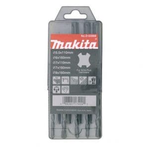 Makita 5 Piece SDS+ Drill Bit Set (D-03888)
