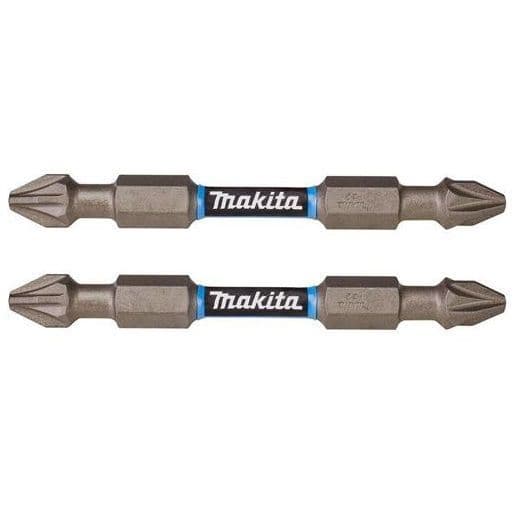 Makita 65mm PZ2 Double Ended Impact Premier Bit 2 Pack E06292