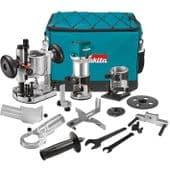 Makita RT0702CX2 ¼" Router & Trimmer Kit with Tool Bag (240V)