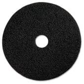 National Abrasives 200mm Black Floor Cleaning Pad (V. Coarse/Scrubbing & Stripping)