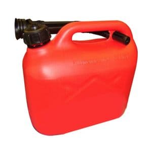 Red Plastic Fuel Can - 5 Litres