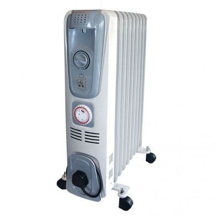 240v Radiator Rhino 2 kW Oil Filled Radiator 240V