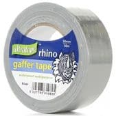 Rhino 50mm x 50m Silver Gaffa Tape