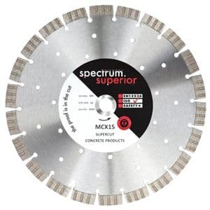 Spectrum MCX Supercut 230x22.2mm Diamond Blade (MCX230/22)