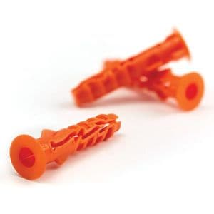 Spit NYL 6x30mm Universal Nylon Plug with Lip - 100 Box (057080)