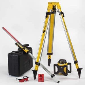 Stabila LAR160 Laser Level Set with Tripod & Staff