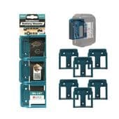StealthMounts® Makita 18V LXT Battery Mounts - 6 Pack (BM-MK18-BLU-6)