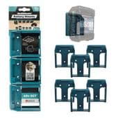 StealthMounts® Makita 40V XGT Battery Mounts - 6 Pack (BM-MK40-BLU-6)