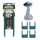 StealthMounts® Makita 40V XGT Tool Mounts - 4 Pack (TM-MK40-BLU-4)