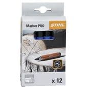 Stihl PRO Black Marking Chalk - 12 Piece (00008811504)